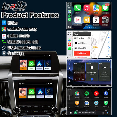 Lsailt Apple CarPlay 안드로이드 자동 모듈 Crown S220 GSW224 2018-2022 통합 휴대 전화 거울, 역 카메라