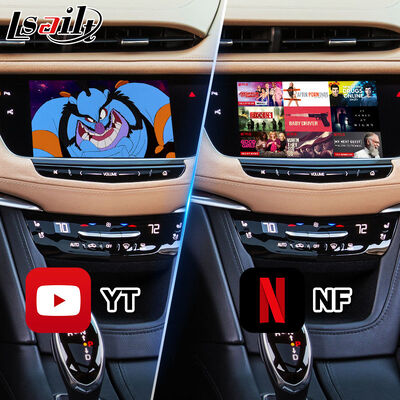 Lsailt 안드로이드 멀티미디어 비디오 인터페이스 2016-2019 캐딜락 XT5 플래티넘 CUE 시스템