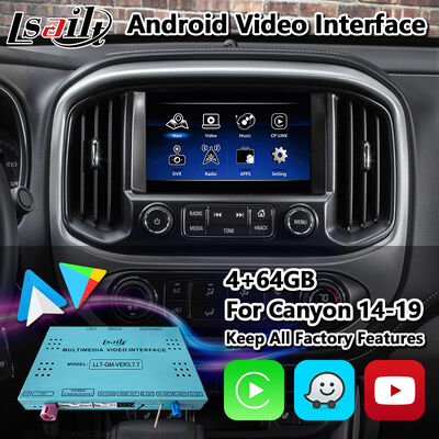 2015-2020 GMC Canyon Intellilink 시스템용 Lsailt Android 멀티미디어 비디오 인터페이스 (Carplay 포함)