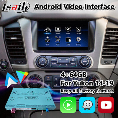 2015-2020 GMC Yukon Intellilink 시스템용 Lsailt Android Carplay 멀티미디어 비디오 인터페이스