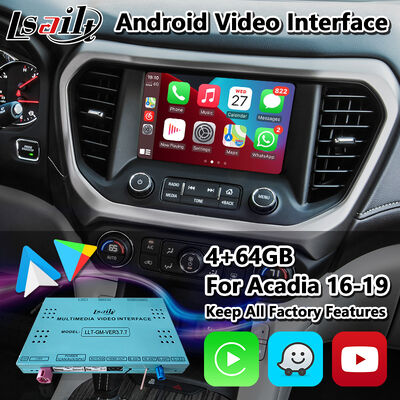2016-2019 GMC Acadia Intellilink 시스템용 Lsailt Android GPS 내비게이션 시스템 Carplay 인터페이스