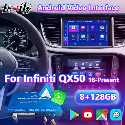 2018-2022 인피니티 QX50용 안드로이드 카플레이 멀티미디어 비디오 인터페이스