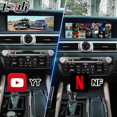 렉서스 GS300h GS200t GS350 GS450h GSF GS L10 2016-2020용 안드로이드 자동차 멀티미디어 인터페이스