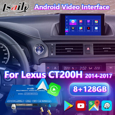 렉서스 CT200h CT F 스포츠 마우스 제어 2014-2017용 Lsailt 안드로이드 비디오 인터페이스