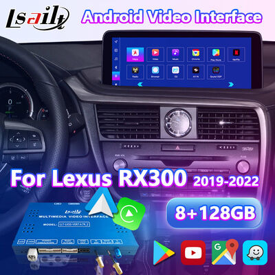 렉서스 RX 300 350 350L 450h 450hL Ｆ 스포츠 2019-2022를 위한 라이세일트 안드로이드 카플레이 비디오 인터페이스