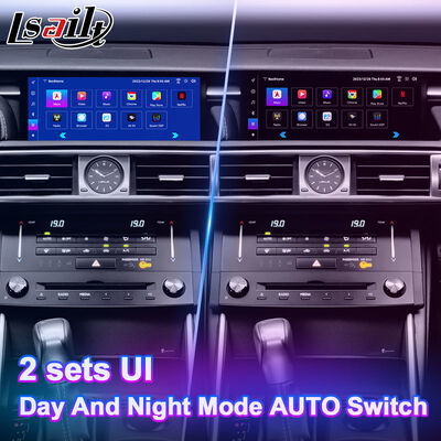Lsailt 10.25 인치 안드로이드 Carplay 멀티미디어 화면 2013-2020 Lexus IS 손잡이 IS250 IS200t IS300 IS300h IS350
