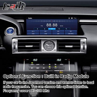 Lsailt 10.25 인치 안드로이드 Carplay 멀티미디어 화면 2013-2020 Lexus IS 손잡이 IS250 IS200t IS300 IS300h IS350