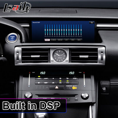 Lsailt 10.25 인치 안드로이드 Carplay 멀티미디어 화면 2013-2020 Lexus IS 손잡이 IS250 IS200t IS300 IS300h IS350