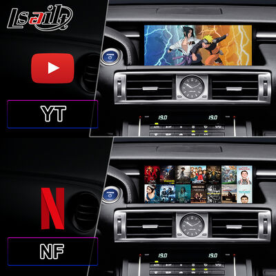 Lsailt 10.25 인치 안드로이드 Carplay 멀티미디어 화면 2013-2020 Lexus IS 손잡이 IS250 IS200t IS300 IS300h IS350