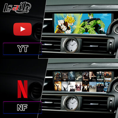 Lsailt 안드로이드 Carplay 멀티미디어 인터페이스 화면 2014-2018 Lexus RC350 RC300h RC200t RC300 RCF