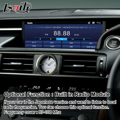 Lsailt 안드로이드 Carplay 멀티미디어 인터페이스 화면 2014-2018 Lexus RC350 RC300h RC200t RC300 RCF
