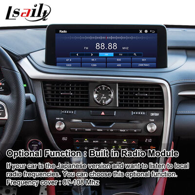 Lsailt 안드로이드 Carplay 멀티미디어 화면 2019-2021 Lexus RX 450h RX300 RX350L RX450hL RX350 RX450h