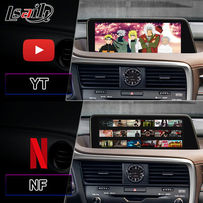 2016-2019 렉서스 RX RX450h RX350 RX200t RX300 RX450L RX350L용 안드로이드 멀티미디어 카플레이 스크린