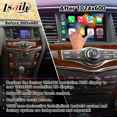 Lsailt 안드로이드 카플레이 멀티미디어 스크린 2010-2017 인피니티 QX80 QX56