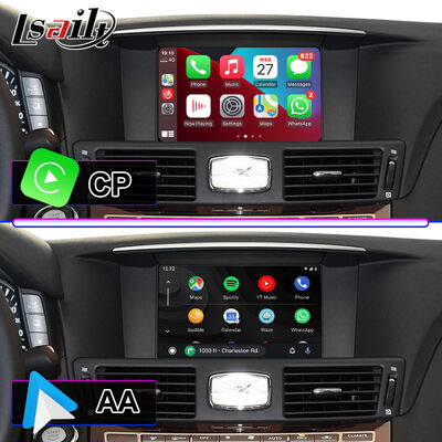 Lsailt 안드로이드 Carplay 멀티미디어 화면 2010-2023 인피니티 M25 M30d M37 M56 M35h Y51 Q70