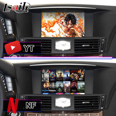 Lsailt 안드로이드 Carplay 멀티미디어 화면 2010-2023 인피니티 M25 M30d M37 M56 M35h Y51 Q70