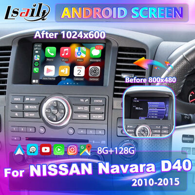 2010-2015 Nissan Navara D40용 Lsailt Android Carplay 멀티미디어 화면