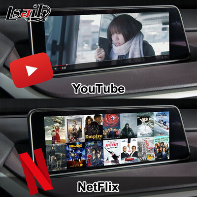 카플레이/안드로이드 멀티미디어 시스템 렉서스 비디오 인터페이스 RX450H RX350 12.3 인치 2016-2021 통합 유튜브, 넷플릭스, 안드로이드 오토