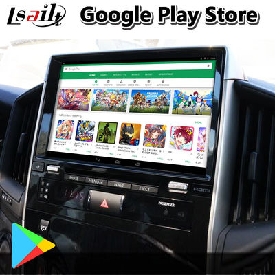토요타 랜드크루저 LC200 LC-GT GXR 2018-2021 터치 3을 위한 4+64GB 안드로이드 카플레이 비디오 인터페이스