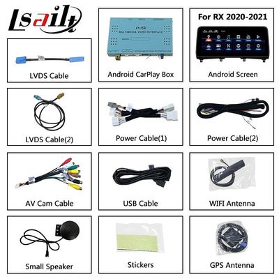Lsailt 12.3 인치 무선 안드로이드 자동 Carplay 멀티미디어 화면 Lexus RX RX350 RX450h