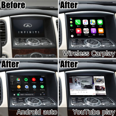 인피니티 QX50 / EX EX35 EX37 자동차 안드로이드 13 시스템 인터페이스 박스 카플레이 안드로이드 자동 디스플레이 Lsailt