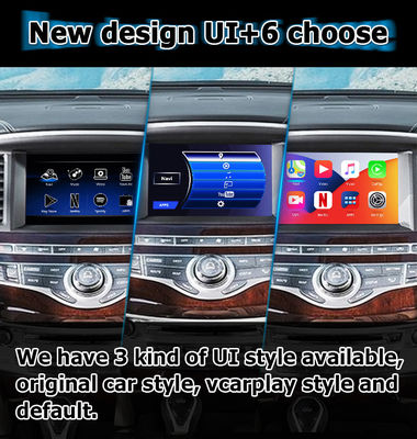 인피니티 QX60 GPS 안드로이드 오토 카플레이 내비게이션 시스템 멀티미디어 인터페이스 안드로이드 11 8+128GB