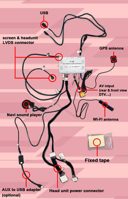 인피니티 QX60 GPS 안드로이드 오토 카플레이 내비게이션 시스템 멀티미디어 인터페이스 안드로이드 11 8+128GB