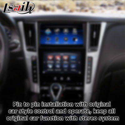 GPS 카플레이 인터페이스, 8+128GB 안드로이드 13 내비게이션 박스 인터페이스 인피니티 Q50 / Q60용