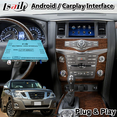 2012-2017 Nissan Patrol Y62용 Lsailt 4+64GB Android 비디오 인터페이스 무선 Carplay