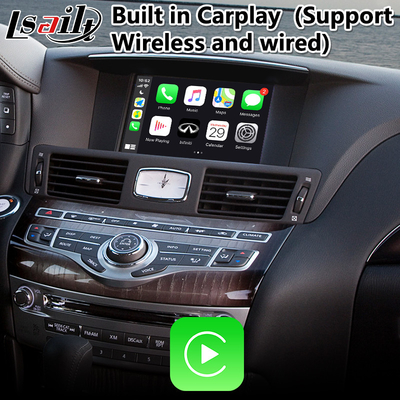NetFlix Yandex가 장착된 인피니티 M37S M37 M35 M45용 Lsailt Carplay Android 멀티미디어 인터페이스