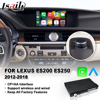 무선 안드로이드 오토 카플레이 인터페이스 2012-2018 렉서스 ES250 ES200 ES350 ES300h ES 250 200 버튼 제어